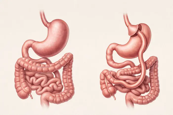 Gastrik bypass sonrası mide ve bağırsak
