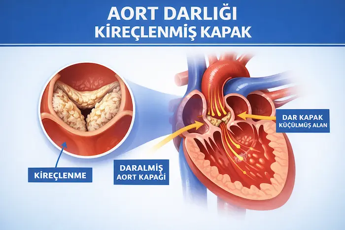Aort Darlığı Kireçlenmiş Kalp Kapağı