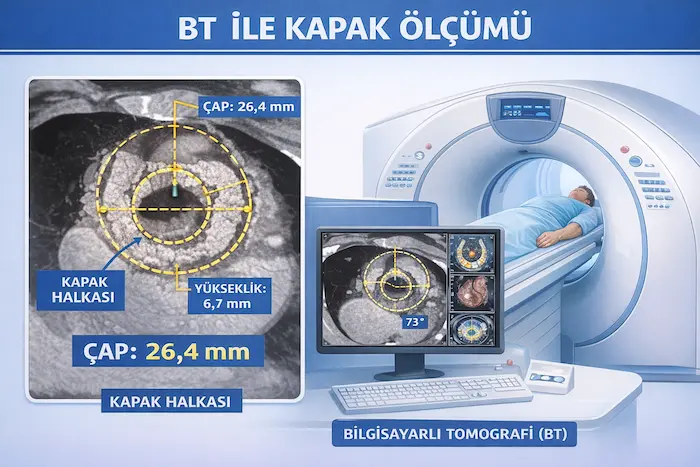BT ile Kalp Kapağı Ölçümü