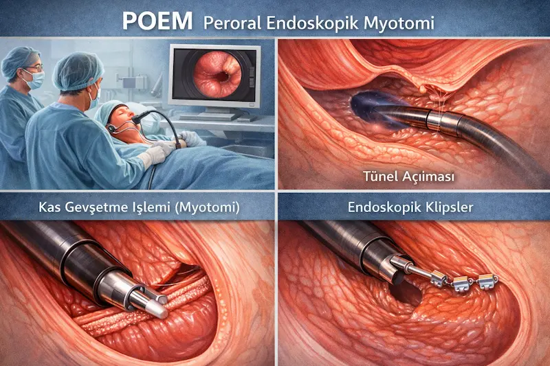 Peroral Endoskopik Myotomi (POEM) Nasıl Uygulanmaktadır?