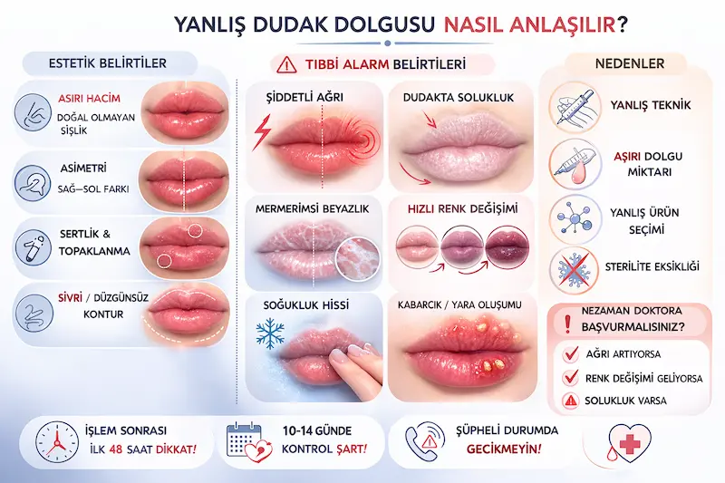 Yanlış Dudak Dolgusu Nasıl Anlaşılır?